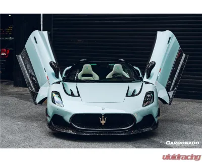 Maserati MC20 2020-2024 Carbonado Dry Carbon Fiber SVD Style Side Skirts - DRYFGCFODMC20SVD-SS