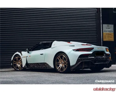 Maserati MC20 2020-2024 Carbonado Dry Carbon Fiber SVD Style Side Skirts - DRYFGCFODMC20SVD-SS