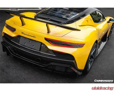Maserati MC20 2020-2024 Carbonado Dry Carbon Fiber SVD Style GT Wing, Part No ODMC20SVD-W - DRYFGCFODMC20SVD-W