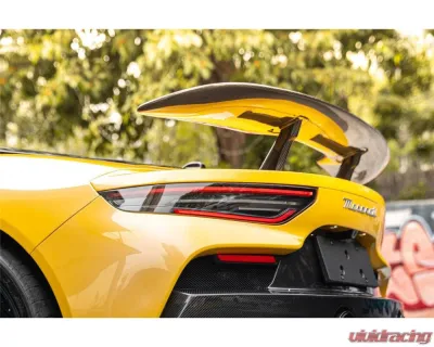 Maserati MC20 2020-2024 Carbonado Dry Carbon Fiber SVD Style GT Wing, Part No ODMC20SVD-W - DRYFGCFODMC20SVD-W