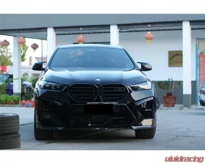 Carbonado Dry Carbon Fiber Front Lip for BMW X6M F96 2024-2025, Part No: X6M2024-MAN-AD-FL - DRYFGCFX6M2024-MAN-AD-FL