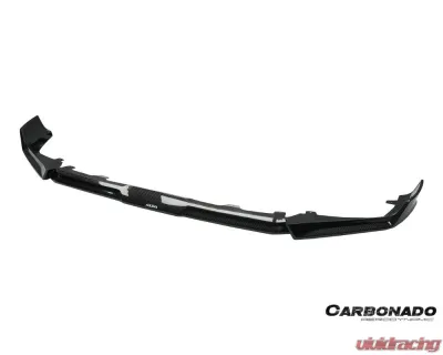 Carbonado Dry Carbon Fiber Front Lip for BMW X6M F96 2024-2025, Part No: X6M2024-MAN-AD-FL - DRYFGCFX6M2024-MAN-AD-FL