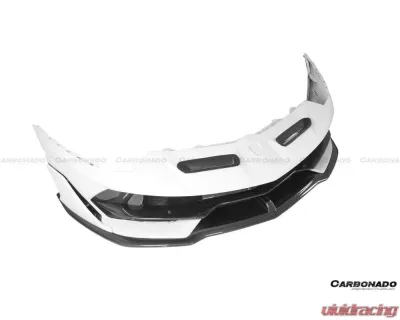 Lamborghini Aventador SVJ Style Dry Carbon Fiber Front Bumper 2011-2021 LP700 LP740 LP750 - DRYFGPCFLP700SVJOD-FB