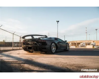 Carbonado DryFGPCF SVJ Style Rear Bumper Lamborghini Aventador 2011-2021 - DRYFGPCFLP700SVJOD-RB