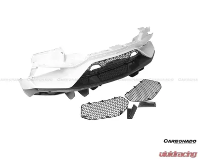 Carbonado DryFGPCF SVJ Style Rear Bumper Lamborghini Aventador 2011-2021 - DRYFGPCFLP700SVJOD-RB