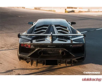 Carbonado DryFGPCF SVJ Style Rear Bumper Lamborghini Aventador 2011-2021 - DRYFGPCFLP700SVJOD-RB