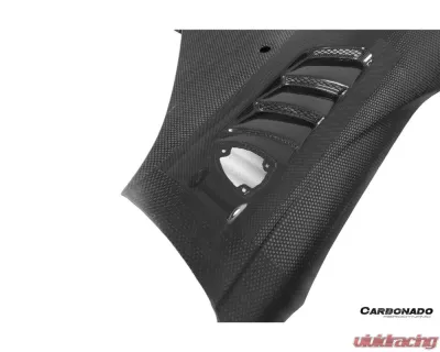 Ferrari 812 Superfast & GTS 2018+ Carbonado Dry Carbon Fiber Fender MSY Style - DRYFGPCFOD-812MSY-FD