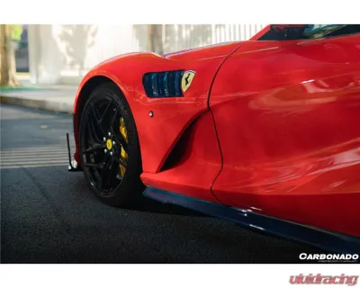 Ferrari 812 Superfast & GTS 2018+ Carbonado Dry Carbon Fiber Fender MSY Style - DRYFGPCFOD-812MSY-FD