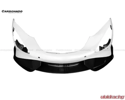 Carbonado Carbon Fiber Front Bumper for McLaren 720S 2017-2022, 765LT-Style - DRYPCF720S-MAN765-FB-SET