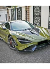 Carbonado Carbon Fiber Front Bumper for McLaren 720S 2017-2022, 765LT-Style                                     - DRYPCF720S-MAN765-FB-SET - Image 16