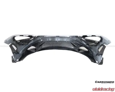 Carbonado Carbon Fiber Front Bumper for McLaren 720S 2017-2022, 765LT-Style - DRYPCF720S-MAN765-FB-SET