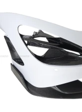 Carbonado Carbon Fiber Front Bumper for McLaren 720S 2017-2022, 765LT-Style                                     - DRYPCF720S-MAN765-FB-SET - Image 5
