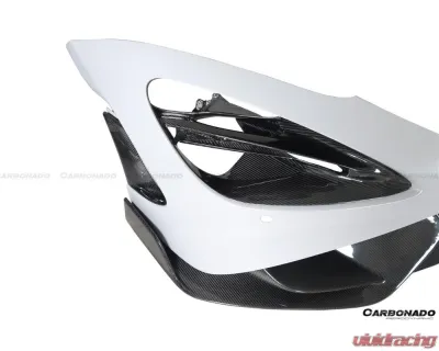 Carbonado Carbon Fiber Front Bumper for McLaren 720S 2017-2022, 765LT-Style - DRYPCF720S-MAN765-FB-SET