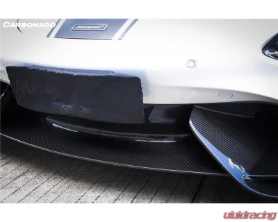 Carbonado Carbon Fiber Front Bumper for McLaren 720S 2017-2022, 765LT-Style - DRYPCF720S-MAN765-FB-SET