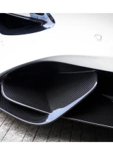 Carbonado Carbon Fiber Front Bumper for McLaren 720S 2017-2022, 765LT-Style                                     - DRYPCF720S-MAN765-FB-SET - Image 8