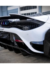 Carbonado DryPCF 765LT-Style Rear Bumper w/ Wing McLaren 720S 2017-2022                                     - DRYPCF720S-MAN765-RB-SET - Image 7