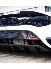 Carbonado DryPCF 765LT-Style Rear Bumper w/ Wing McLaren 720S 2017-2022                                     - DRYPCF720S-MAN765-RB-SET - Image 8