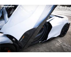 Carbonado Carbon Fiber Side Skirts for McLaren 720S 2017-2022 765LT-Style