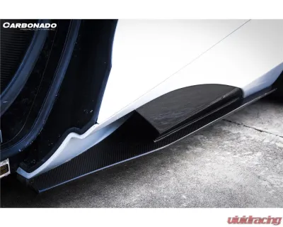 Carbonado Carbon Fiber DryPCF 765LT-Style Side Skirts for McLaren 720S 2017-2022 - DRYPCF720S-MAN765-SS