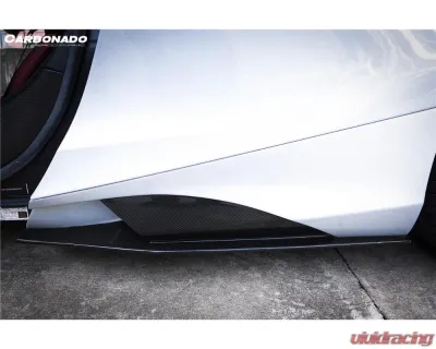 Carbonado Carbon Fiber DryPCF 765LT-Style Side Skirts for McLaren 720S 2017-2022 - DRYPCF720S-MAN765-SS