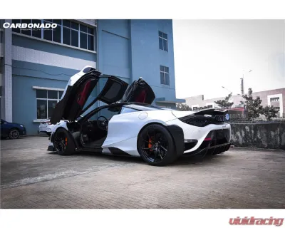Carbonado Carbon Fiber DryPCF 765LT-Style Side Skirts for McLaren 720S 2017-2022 - DRYPCF720S-MAN765-SS