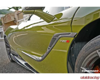 Carbonado Carbon Fiber DryPCF 765LT-Style Side Skirts for McLaren 720S 2017-2022 - DRYPCF720S-MAN765-SS
