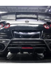 Carbonado DryPCF TS Style Rear Bumper w/ Diffuser Nissan GTR R35 2008-2022                                     - DRYPCF8354TS-RB - Image 14