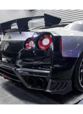 Carbonado DryPCF TS Style Rear Bumper w/ Diffuser Nissan GTR R35 2008-2022                                     - DRYPCF8354TS-RB - Image 17