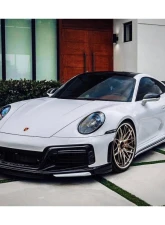 Carbonado DryPCF TA Style Front Bumper for 2020-2023 Porsche 911/992 Turbo S                                     - DRYPCF992Turbo-MAN-TA-FB - Image 12