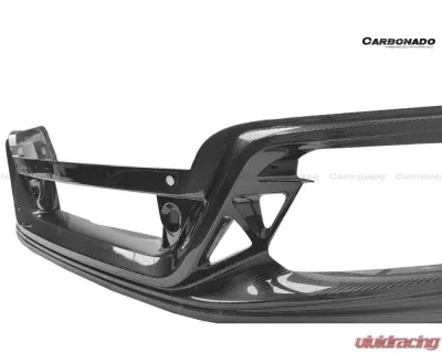 Carbonado DryPCF TA Style Front Bumper for 2020-2023 Porsche 911/992 Turbo S - DRYPCF992Turbo-MAN-TA-FB
