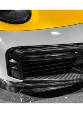 Carbonado DryPCF TA Style Front Bumper for 2020-2023 Porsche 911/992 Turbo S                                     - DRYPCF992Turbo-MAN-TA-FB - Image 4