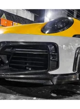Carbonado DryPCF TA Style Front Bumper for 2020-2023 Porsche 911/992 Turbo S                                     - DRYPCF992Turbo-MAN-TA-FB - Image 5