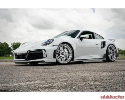 Carbonado DryPCF TA Style Front Bumper for 2020-2023 Porsche 911/992 Turbo S - DRYPCF992Turbo-MAN-TA-FB
