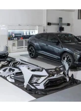 Lamborghini Urus 2018-2022 Carbonado DryPCF MS Style Wide Body Kit with Exhaust System                                     - DRYPCFURUS-OD-MS-WBK - Image 4