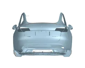 Carbonado DryCF AD Style Rear Diffuser Tesla Model Y 2020-2024