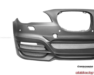 Carbonado Carbonado FRP Front Bumper with LED for BMW 7 Series 2009-2015 F01 F02 - FB01F122