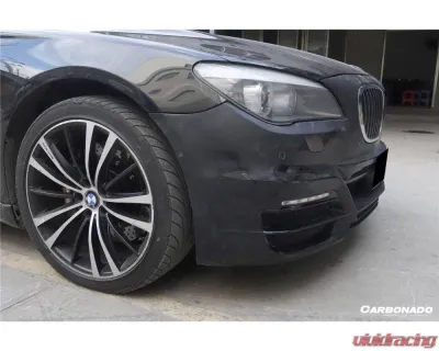 Carbonado Carbonado FRP Front Bumper with LED for BMW 7 Series 2009-2015 F01 F02 - FB01F122