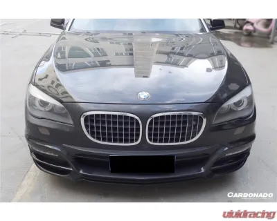 Carbonado Carbonado FRP Front Bumper with LED for BMW 7 Series 2009-2015 F01 F02 - FB01F122