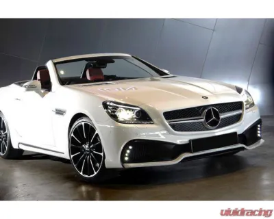 Mercedes-Benz SLK-Class 2011-2015 Carbonado PCF WD Style Front Bumper with LED - PCF-FB032722