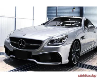 Mercedes-Benz SLK-Class 2011-2015 Carbonado PCF WD Style Front Bumper with LED - PCF-FB032722