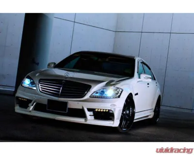 Mercedes-Benz W221 S-Class 2010-2013 Carbonado FRP WD Style Front Bumper FB033212 - FB033212