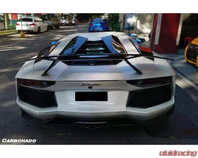 Lamborghini Aventador Carbonado DryCF OTC Style Trunk Spoiler Wing 2011-2022 - DRYCF5900NOTCII-W