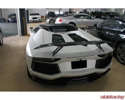 Lamborghini Aventador Carbonado DryCF OTC Style Trunk Spoiler Wing 2011-2022 - DRYCF5900NOTCII-W