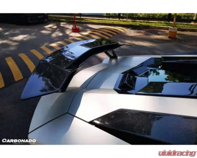 Lamborghini Aventador Carbonado DryCF OTC Style Trunk Spoiler Wing 2011-2022 - DRYCF5900NOTCII-W