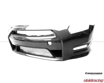 Carbonado OEM Style Front Bumper for Nissan GTR R35 2008-2016, FRP & CFRP Material - FGCF8353OE12