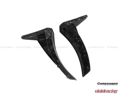 Carbonado Carbon Fiber Front Lip Winglets for Chevrolet Corvette C7/Z51/Z06 2013-2019 - FGCF8994Z06OEM3-CRD