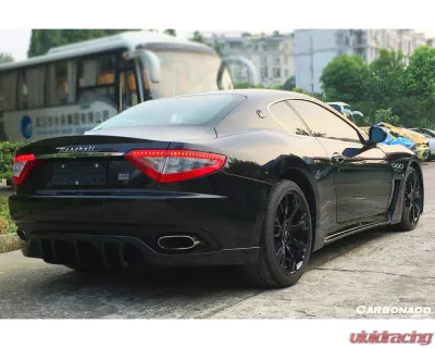 Carbonado FGCF DC Style Rear Lip Maserati GranTurismo 2008-2018 - FGCF9551MC-RD