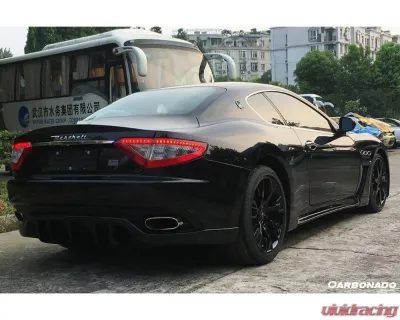 Carbonado FGCF DC Style Rear Lip Maserati GranTurismo 2008-2018 - FGCF9551MC-RD