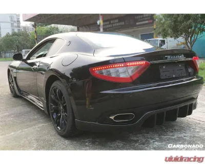 Carbonado FGCF DC Style Rear Lip Maserati GranTurismo 2008-2018 - FGCF9551MC-RD