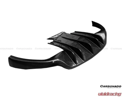 Carbonado FGCF DC Style Rear Lip Maserati GranTurismo 2008-2018 - FGCF9551MC-RD